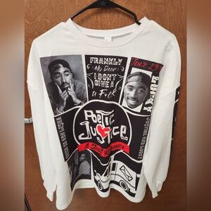 Poetic Justice Tupac Graphic Sweatshirt